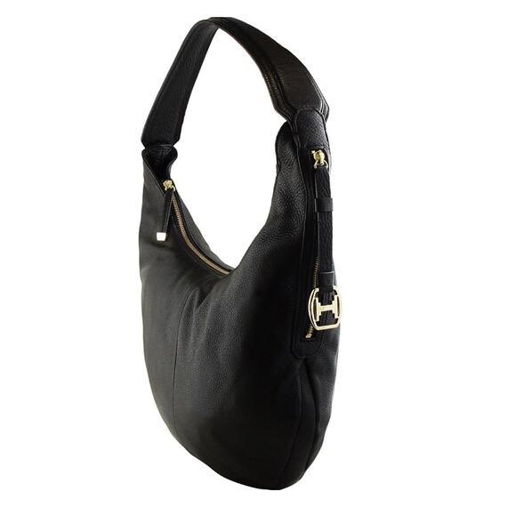 Halston Heritage CX2006L1 Leather Slouchy Shoulder Hobo Bag - Picture 2 of 14